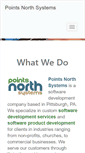 Mobile Screenshot of pointsnorthsys.com