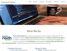 Tablet Screenshot of pointsnorthsys.com